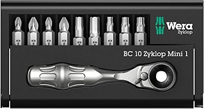 Wera 05073645001 Coffret d'embouts BC BR 9 et cliquet à embout 10 pièces