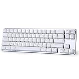switch brown outemu Teclado mecánico para juegos con interruptor marrón, conexión USB, sin necesidad de controlador, cable USB extraíble para enchufar y usar