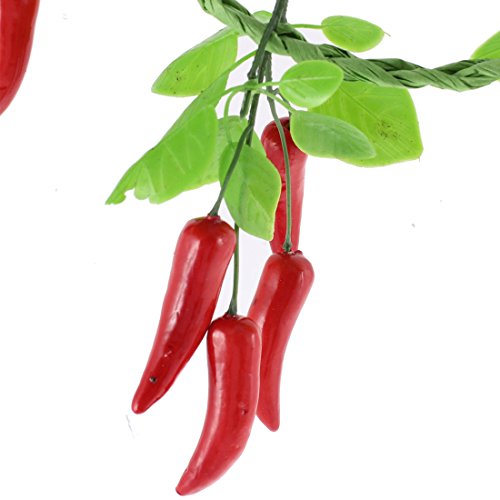 Zuhause künstlich rote Chili deko Girlande Rebe künstliche Gemüse Dekoration - 2