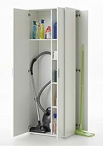 MEHRZWECKSCHRANK HAUSHALTSSCHRANK VORRATSCHRANK ECKSCHRANK 3-TRG. WEISS