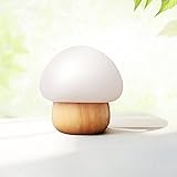 LED-Nachtlicht , SUNNIOR beweglicher Silikon-netter Pilz Nursery Nachttischlampe für Schlafzimmer Wohnzimmer Camping Picknick Innen- und Außenbereich - 6
