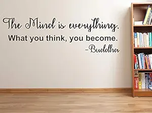 Fuzzy Mind is Everything Wall Sticker(Vinyl 80Cm X 30 cm)