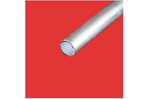 Commentfer - Tube aluminium 25mm Epaisseur en mm - 2 mm, Longueur en metre - 3 metres, Sections en mm - 25 mm
