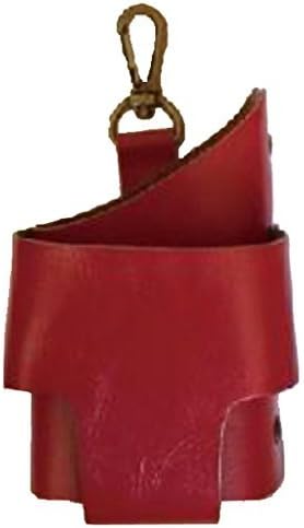 MOTOBAYASHI (Motohayashi) iQOS (ICOS) Ai Kos case open red with leather case open carabiner