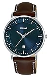 Pulsar Herren-Armbanduhr Analog Quarz Leder PG8257X1