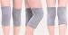 Produktbild Icytail 1 Paar Kniebandage, Knieschoner, knieschützer, Atmungsaktive Kniestütze für Damen & Herren, Muskelstabilität & natürliche Bewegung beim Sport und im Alltag (One Size, Grau)