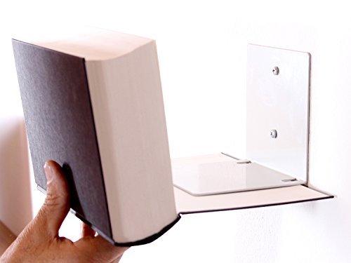 Schwebende Bücher: unsichtbares Regal für Bücher, originelle Bücherstütze mit bis zu 10kg Tragkraft, stapelbarer Buchhalter - 2