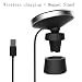 Produktbild Magnetische Kfz-Ladegerät Halterung, Wireless Qi Standard Mobile Handy Air Vent Magnet Kfz-Halterung Halter Cradle und Ladegerät für Qi-fähige Geräte iPhone 8 Plus Samsung S7 Edge S8 Plus Note8 ( Eingebaute drahtlose Aufladung, Black)