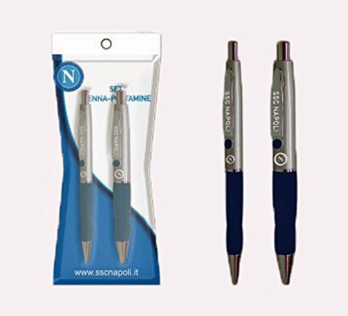 Preisvergleich Produktbild SSC Napoli Fußball Set Kugelschreiber + Bleistift
