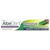 AloeDent 100 ml Sensitive Aloe Vera Fluoride Free Toothpaste
