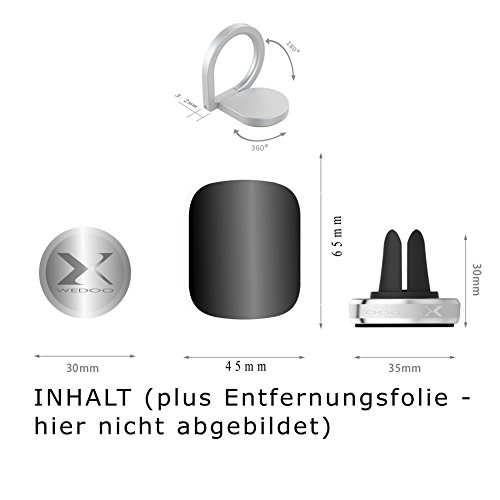 XWEDOO KFZ Handyhalter Magnetisch + Ring Finger Ständer 360° Tropfen, Smartphonehalter Universal Autohalterung, Magnet Halter Auto, Navi, iPhone 8 / 7 / 6 / 6s, Samsung Galaxy S8 / S7 / S6 (Grau) reviews XWEDOO KFZ Handyhalter Magnetisch + Ring Finger Ständer 360° Tropfen, Smartphonehalter Universal Autohalterung, Magnet Halter Auto, Navi, iPhone 8 / 7 / 6 / 6s, Samsung Galaxy S8 / S7 / S6 (Grau)