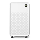 ★ Sistema Super Silencioso: LUKO D001S deshumidificador utiliza tecnología de deshumidificación de compresor de alto rendimiento y súper silenciosa. Elimina hasta 12L(30℃/86℉, 80%RH) de humedad del aire por día, no más de 36dB(A) mientras trabaja. Adecuado para el dormitorio, el baño, el armario, el sótano y los espacios de hasta 35m²/400 pies cuadrados con poca ventilación.