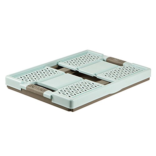 keeeper Lea Profi-Klappbox mit Softgriffen, Plastik, aquamarine/ taupe, 48 x 34.5 cm - 6
