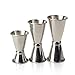 Rrimin 3PCS/Set Stainless Steel Cocktail Drink Mixer Measuring Cup Jigger Measure Set RS.795.00