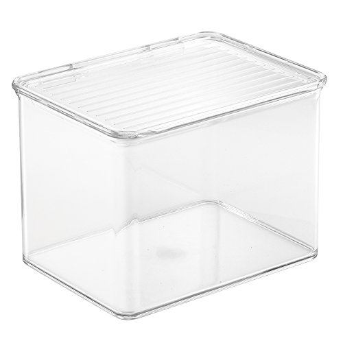 Interdesign 39830EU Med+ Medizinkasten, Aufbewahrung von Flaschen, Verbandszeug, Pflaster, Salben, durchsichtig