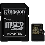Kingston Gold microSD UHS-I Speed Class 3 (U3) 16 GB with SD adapter