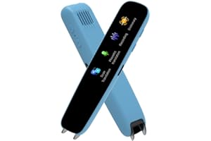 EIRZNGXQ Scan Reader, Translation Pen, Pen Reader, 112 Language Translation Scanning Reading Pen, Text to Speech Device for Dyslexia(blue1)