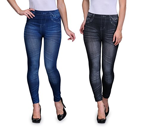 Oleva Denim Look Jegging Pack Of 2 ODLJ-2-23 RS.599 (80.00% Off) - Amazon Oleva Denim Look Jegging Pack Of 2 ODLJ-2-23 RS.599 (80.00% Off) - Amazon