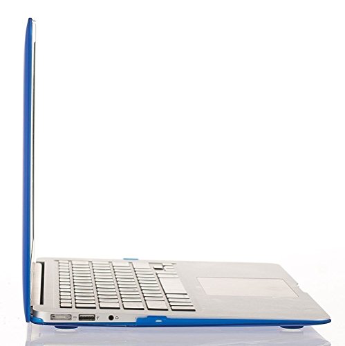 MOSISO Ultra Slim Plastik Hartschale Schutzhülle Snap Case für MacBook Air 11 Zoll (A1370 / A1465), Blau - 5