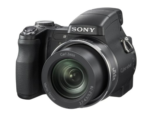 Sony Cyber-shot DSC-H9 Digitalkamera (8 Megapixel, 15-fach opt. Zoom, 7,6 cm (3 Zoll) Display, Bildstabilisator) schwarz Sony Cyber-shot DSC-H9 Digitalkamera (8 Megapixel, 15-fach opt. Zoom, 7,6 cm (3 Zoll) Display, Bildstabilisator) schwarz