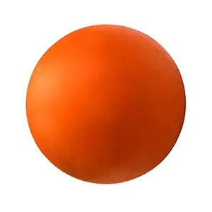 Generic Fitness Gym Massage Lacrosse Ball - Muscle Roller Ball - Full Body Massage Ball - for Trigger Points/Muscle Knots - Orange