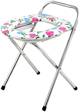 HJHY® Shower chair, Collapsible Removable Bath chair Bathroom Stainless steel Shower chair Sturdy waterproof