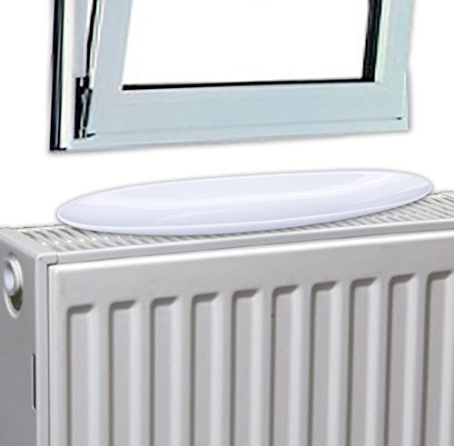 Extra tiefer Luftbefeuchter, Wasserverdunster für den Heizkörper aus Porzellan - 2