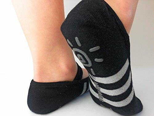 Sehr bequeme Damen Socken mit Massage Funktion, anti-rutsch. WeWee abs Socken sind ideal für Fitness, Yoga, Pilates und andere Fitness, Einheitsgröße, passend für Größe 37-41 - 3