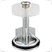 Safekom - 40mm Heavy Chrome Plated Basin Sink Waste Pop-Up Plug Replacement Brass Metal UK