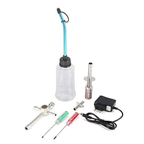 Preisvergleich Produktbild laonBonnie Nitro Starter Glühkerze Zünder Ladegerät Werkzeuge Kraftstoffflasche Combo Ersatzteile für Redcat HSP Nitro Powered 1 / 8 1 / 10 RC Car