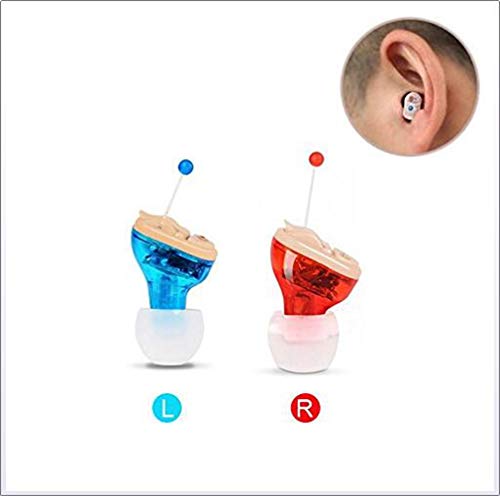 Preisvergleich Produktbild SGLL Mini-Hörgeräte Unterstützt und Unterstützte Anhörung, Digitale Geräuschminderung, Einstellbare Lautstärkeregelung, Schallverstärker Drahtlos Unsichtbares Digitales Hörgerät Für Ältere Menschen