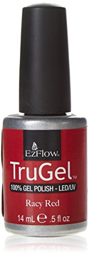 EzFlow, Gel de manicura y pedicura (Racy Red) - 14 ml.