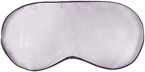 SZSaien Sleep Mask Silk Eyeshade Soft Smooth Lightweight Block Light Blindfold Completely For Travel Relax &amp; Shift Work-Gray