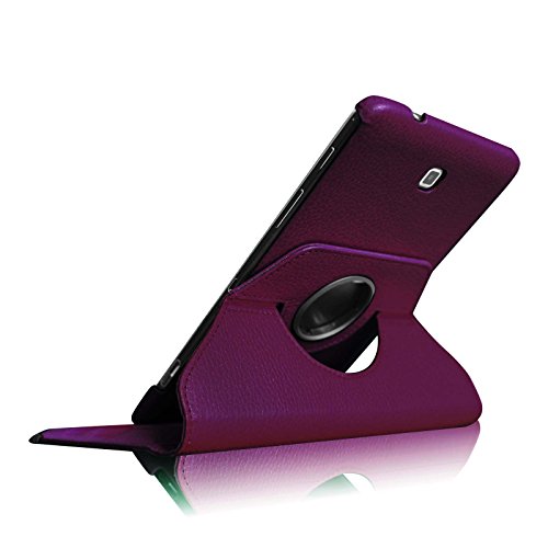 Fintie Samsung Galaxy Tab 4 7.0 Hülle – 360° Drehbarer Stand Smart Cover Case Schutzhülle Tasche Etui für Galaxy Tab 4 7.0 T230 T235 (7 Zoll) Tablet, Lila - 9