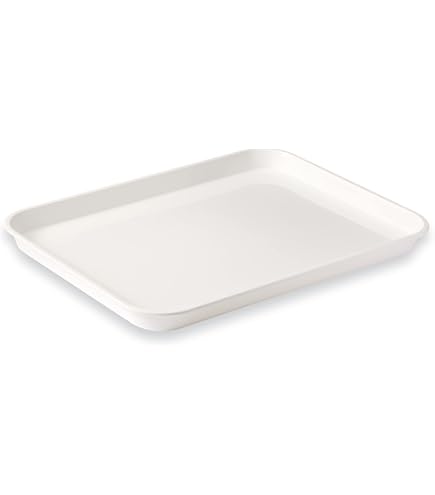 Extra-Large White Plastic Catering Tray - KB4 (457 L X 356 W X 22 - View #3