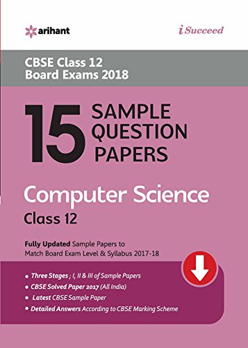 15 Sample Question Papers Computer Science Class 12th CBSE