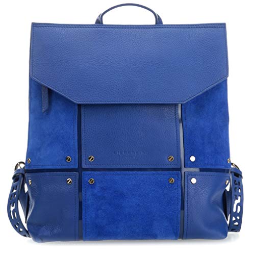 Preisvergleich Produktbild Liebeskind Mix N'Patch Patent BackpM Rucksack blau