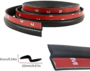 Automaze Car Window, Door Rubber Beading Seals for Dust, Water, Sound Protection with Adhesive Tape (Z Type 4 Meters)