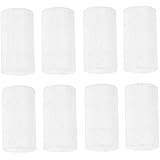 MICHAELA BLAKE 8pcs Plastic AA to C Size Cell Battery box Converter Adapter Batteries Holder Case Battery Boxes Transparent