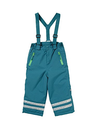 Ej Sikke Lej Baby Boys 0-24m Winter Schneehose Wassersäule 8000 Plain Snow Trousers, Green (Deep Lake Green 583), 12-18 Months (Manufacturer size: 86)