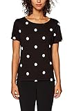 Sommerliches T-Shirt mit farblich abgesetztem Punkte-Muster