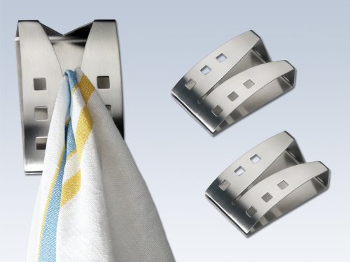 chg 9824-04 Handtuchhalter 6 Stück jeweils 7.5 x 5.0 x 2.3 cm - 4