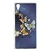 Produktbild Sony Xperia XA1 Plus Hülle, Carols Sony Xperia XA1 Plus Handyhülle , Sony Xperia XA1 Plus Schutzhülle ,TPU Silikon Hülle / Case / Cover / Handytasche für Sony Xperia XA1 Plus ,Ultra Slim Transparent/Schützend/Weich/Ultra Hybrid/Schock Absorption/Kratzfest Backcover Handyhülle TPU Case für für Sony Xperia XA1 Plus - Goldschmetterling