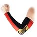 Produktbild COOLOMG Arm Sleeves Armwärmer Ärmlinge Kompression Bandage Rutschfest Anti UV Running Radsport für Damen Herren 1 Paar Deutschenland Flagge M