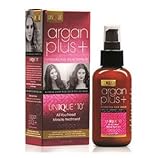 Argan Plus + Hydrating Hair Repair Unique 10, Sun prtection for Hair, leave in Conditioner, Heat protection Spray, Hair Detangler, Argan Oil for Hair, Anti Frizz Srum - 118ml