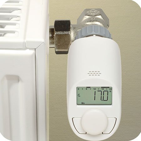 Heizkörperthermostat Modell N, neues leises Modell mit Boost Funktion, Set für 4 Räume - 5