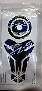 B TO B TRADERS Yamaha FZ-S Tank Pad & Fule Pad Protector - Color - Blue