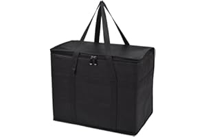 ARMYJY Borsa termica termica termica isolata portatile per alimenti e picnic, 41 x 23 x 33 cm