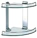 Produktbild Dowell Double Corner Glass Shelf, Chrome Finish (2005 001 02) by Dowell
