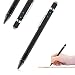 Produktbild Active Stylus Stift, FUNXIM 2 in 1 Hochpräzise 1,5 mm Multifunktions Capacitive Stift, Aluminiumlegierung Körper mit Ultra Fine Fiber Mesh Tipp Stiftabdeckung für Tablet, Telefon